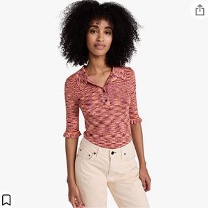 Scotch & Soda Women's Knitted Short Sleeved Polo